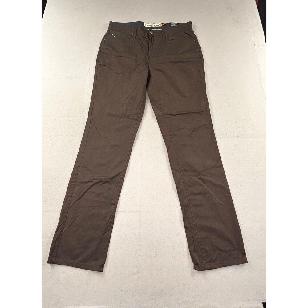 Tailor Vintage Pants Mens Brown Luxe Performance Comfort 34x34